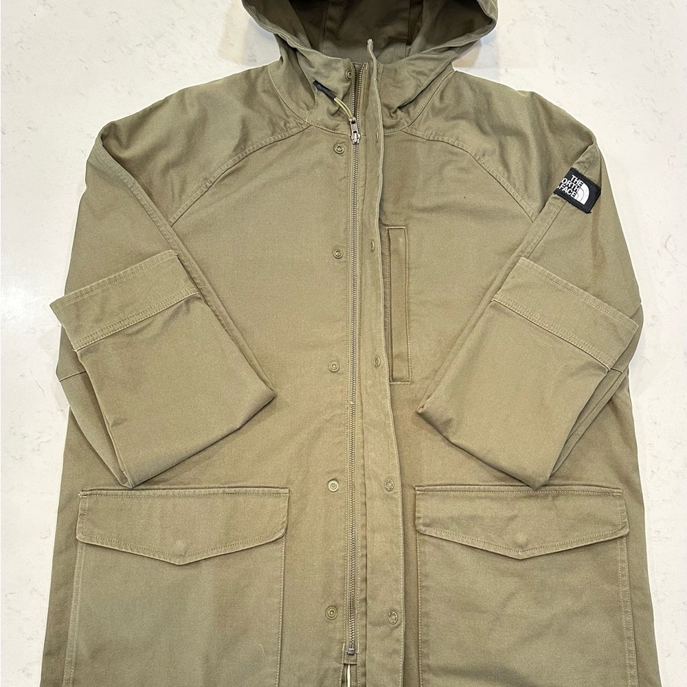 The North Face Men's Olive Hooded Jacket